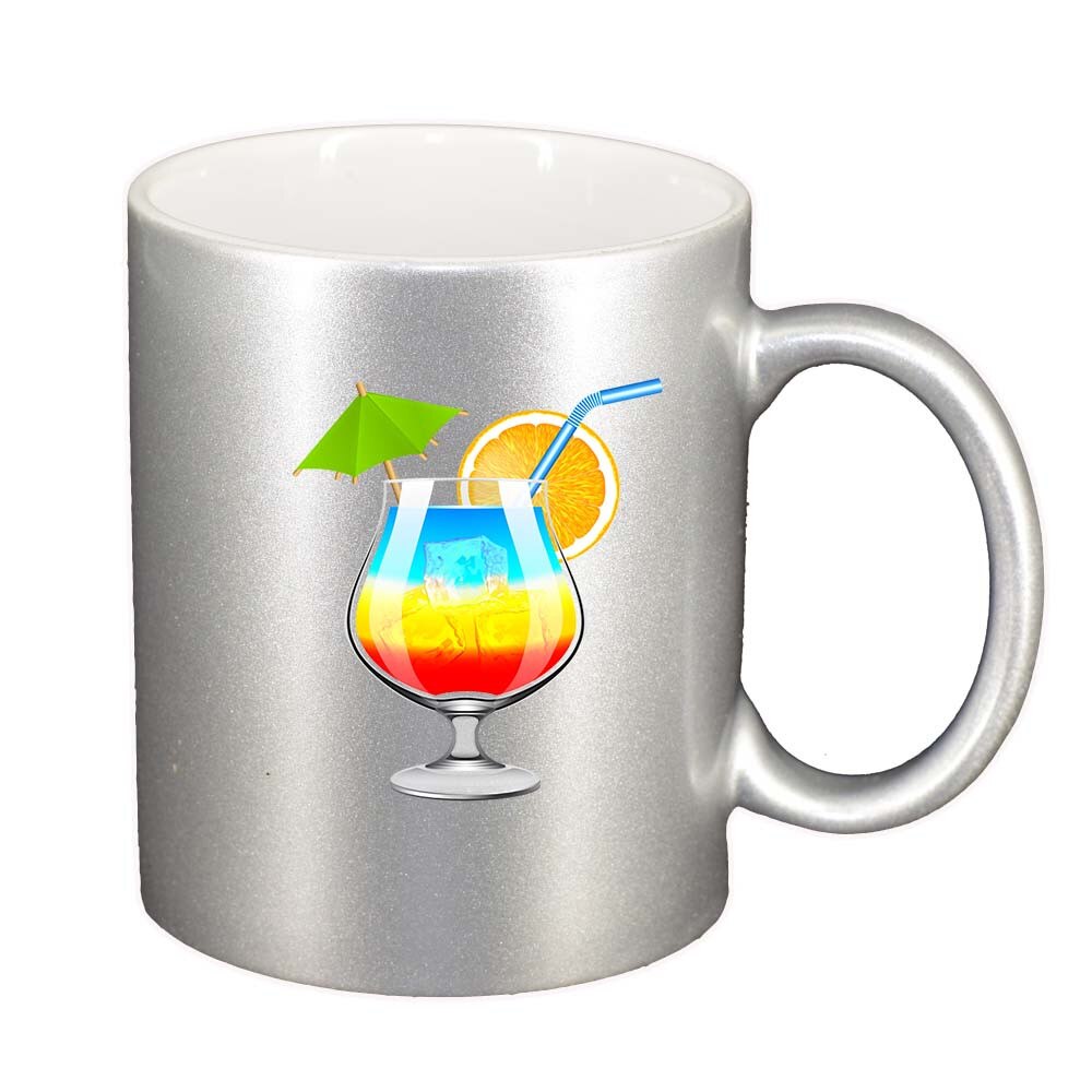 Cana Cocktail, argintiu sidefata, 330ml, D413