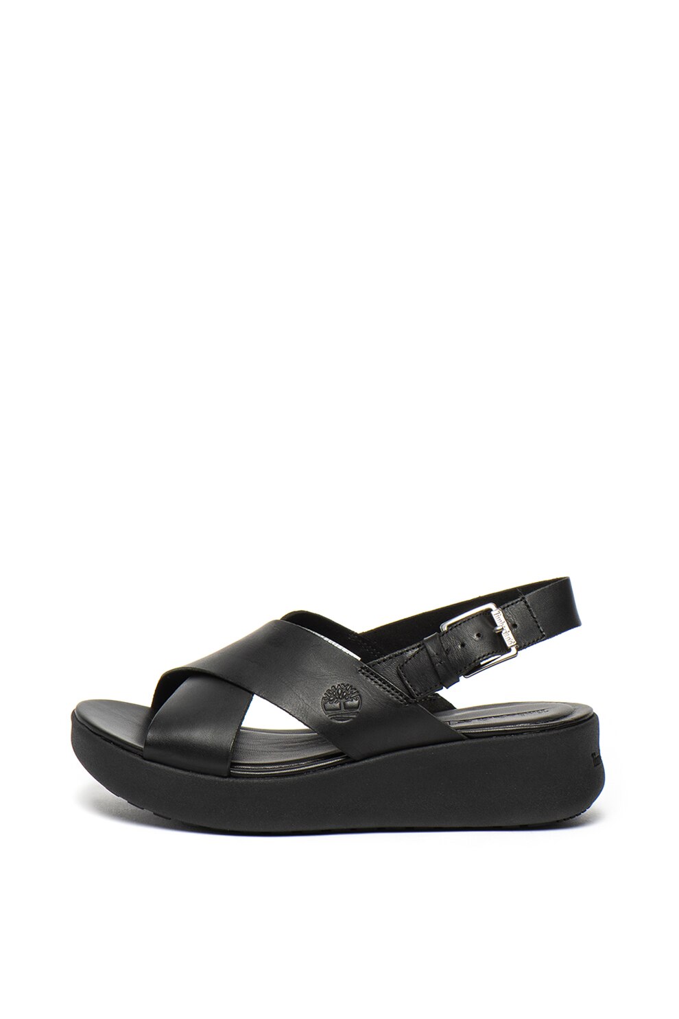 Timberland, Sandale wedge de piele Los Angeles Wind