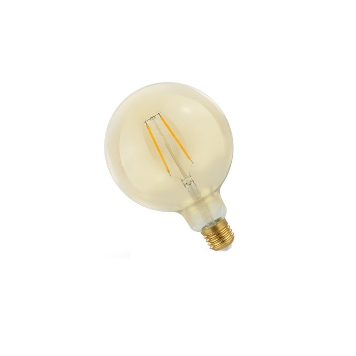LED крушка, Винтидж с нажежаема жичка G95 E27 4W 400lm топла светлина 3000K
