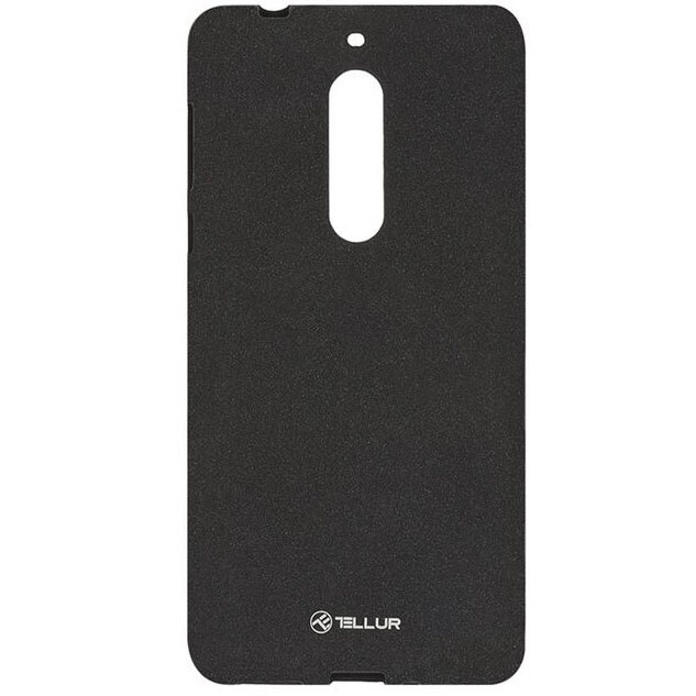 Husa de protectie Tellur Sand Silicone pentru Nokia 5, Negru