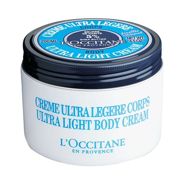 Крем за тяло L'occitane, Shea Butter Ultra Light, 200 мл - eMAG.bg