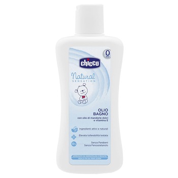 Ulei de baie Chicco Natural Sensation, 200 ml Ulei de baie Chicco Natural Sensation, 200 ml