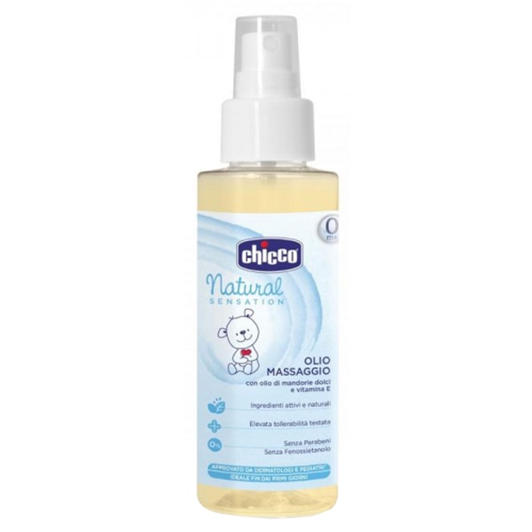 Ulei pentru masaj Chicco Natural Sensation, 100 ml