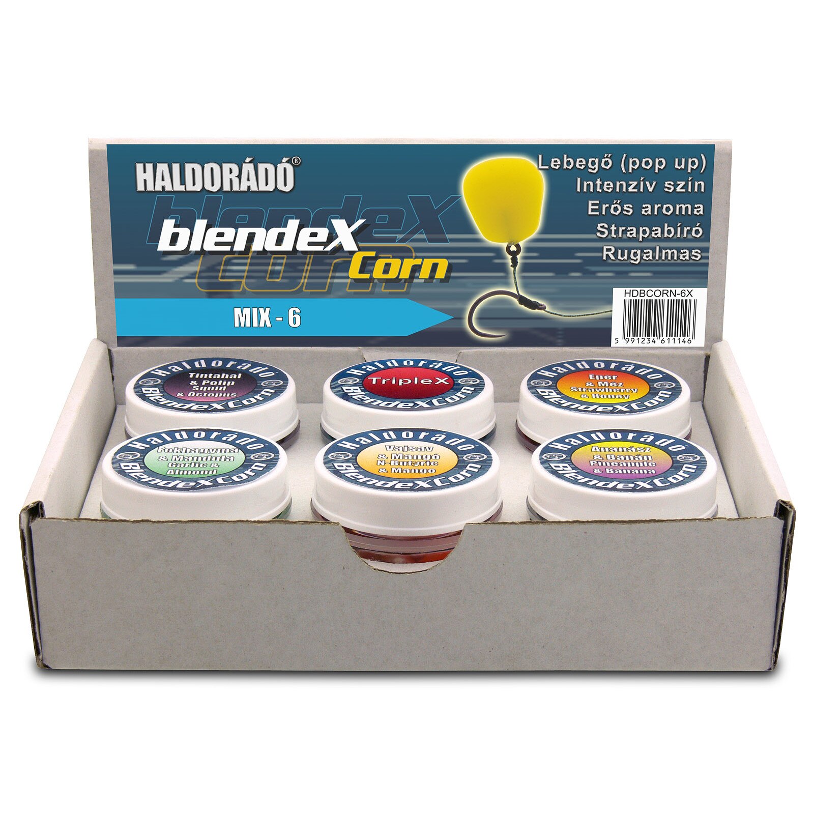 Momeala Carlig,Haldorado,BlendexCorn - MIX-6 / 6 arome