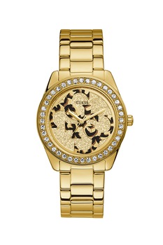 Guess, Ceas quartz decorat cu cristale, Auriu Guess, Ceas quartz decorat cu cristale, Auriu