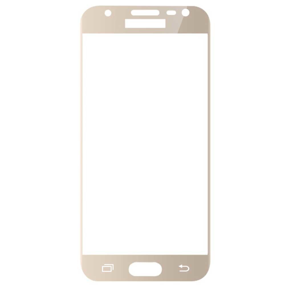 Folie Sticla Lemontti Full Fit pentru Samsung Galaxy J3 2017, Auriu