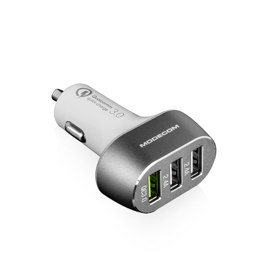 Incarcator de masina Modecom MC-CU3, 2x USB