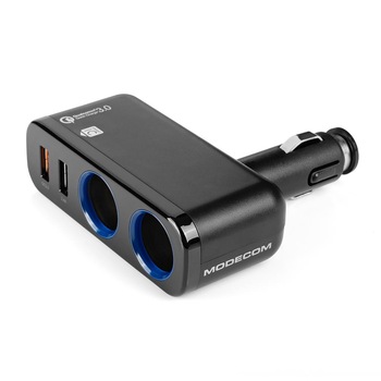 Incarcator de masina Modecom MC-CG2U2Q, 2 x QC 3.0 USB-A Incarcator de masina Modecom MC-CG2U2Q, 2 x QC 3.0 USB-A