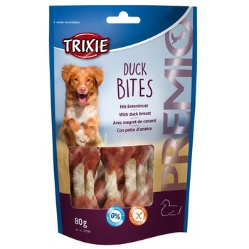 Recompensa Trixie Premio oase cu piept de rata pentru caini 80 g 31592 Recompensa Trixie Premio oase cu piept de rata pentru caini 80 g 31592