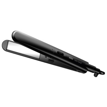 Placa de indreptat parul Braun ST300, Placi Eloxal, Gri/Negru Placa de indreptat parul Braun ST300, Placi Eloxal, Gri/Negru