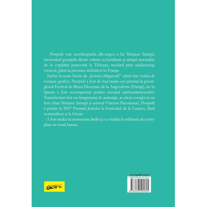 Persepolis 1, Editia 2018 Grafic