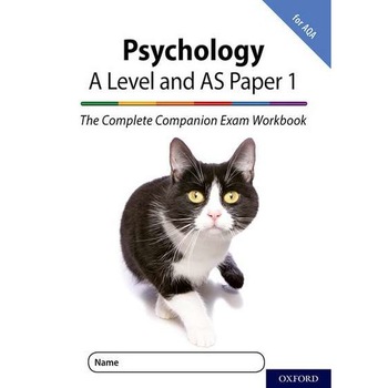 The Complete Companions for AQA Fourth Edition: 16-18: The Complete Companions: A Level Year 1 and AS Psychology: Paper 1 Exam Workbook for AQA de Rob McIlveen The Complete Companions for AQA Fourth Edition: 16-18: The Complete Companions: A Level Year 1 and AS Psychology: Paper 1 Exam Workbook for AQA de Rob McIlveen