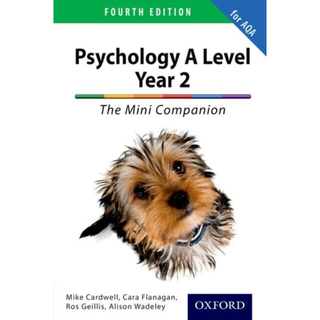The Complete Companions for AQA: A Level Year 2 Psychology: The Mini Companion de Mike Cardwell