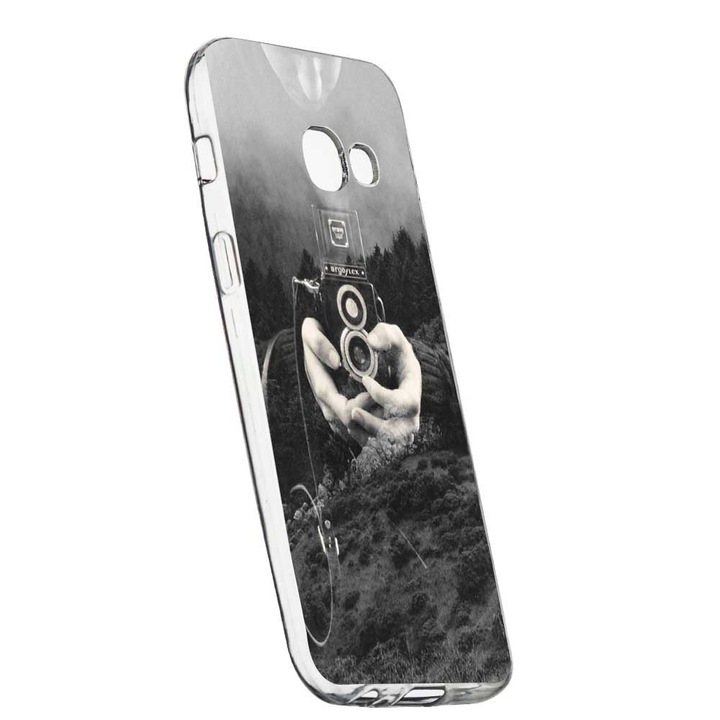 Husa pentru Samsung Galaxy J4+ 2018, Double Exposure, 13, Silicon