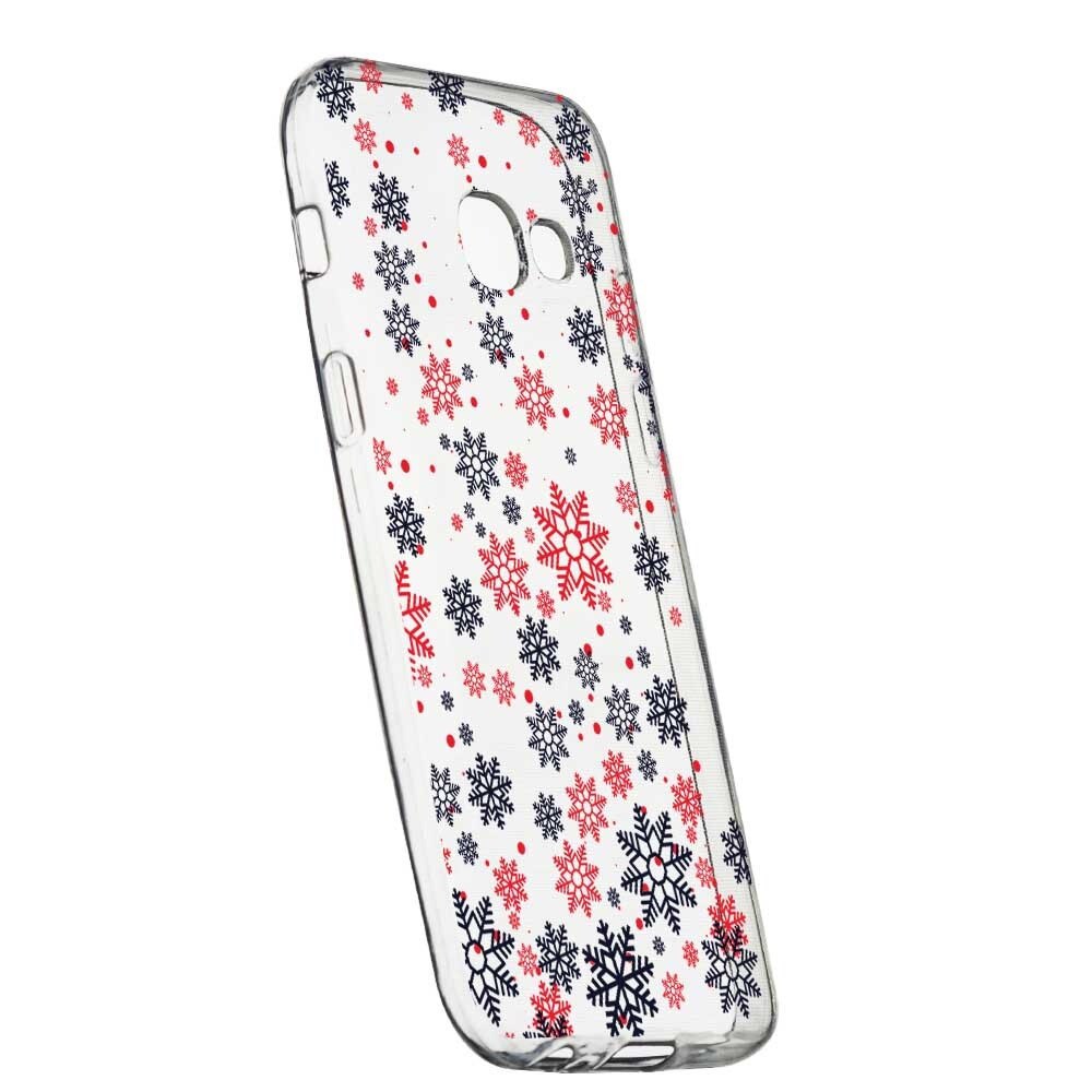 Husa pentru Samsung Galaxy J4+ 2018, Silicon, Slim, Fulge de zapada, 154