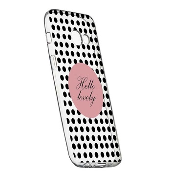 Husa pentru Samsung Galaxy J4+ 2018, Silicon, Slim, Hello Lovely, 163 Husa pentru Samsung Galaxy J4+ 2018, Silicon, Slim, Hello Lovely, 163