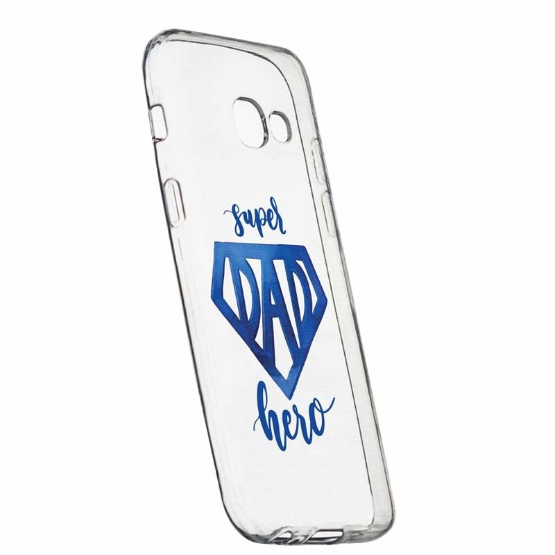 Husa pentru Samsung Galaxy J4+ 2018, Silicon, Slim, Superhero Dad, 182