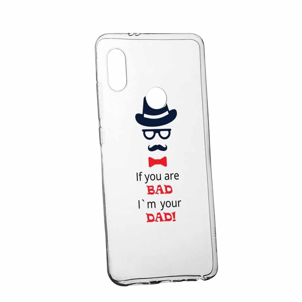 Husa pentru Huawei Y9 2019, Bad Dad, 53, Silicon