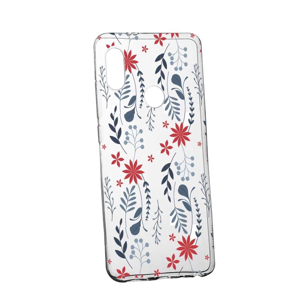 Husa pentru Huawei P Smart 2019, din din silicon premium, rezistenta la uzura, anti-alunecare, Slim, Motive florale, 155