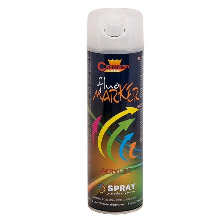 Спрей Champion Color Fluomarker Orange, Флуоресцентно Оранжев, 500мл