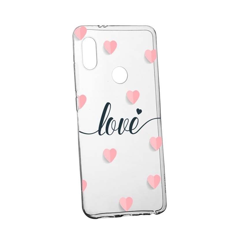 Husa pentru Huawei Y9 2019, Love+Hearts, 85, Silicon