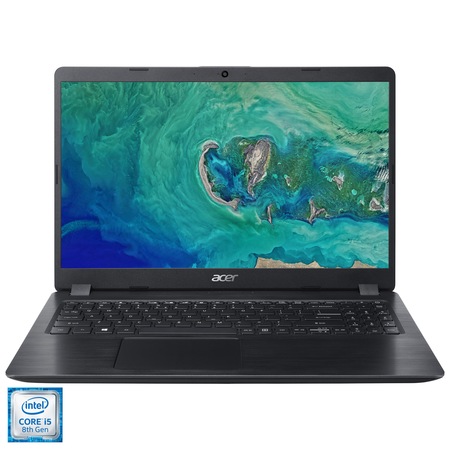 Laptop Acer Aspire 5 A515-52G-56J4 cu procesor Intel® Core™ i5-8265U pana la 3.90 GHz, Whiskey Lake, 15.6", Full HD, 8GB, 1TB, NVIDIA GeForce MX130 2GB, Linux, Obsidian Black