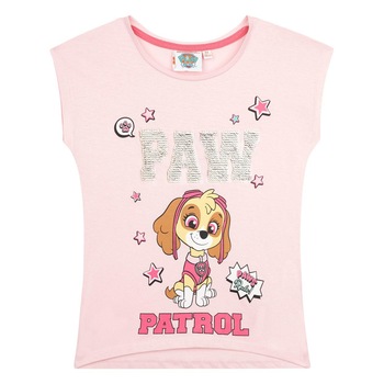 Tricou cu paiete reversibile Patrula Catelusilor roz, 8 ani, 128 cm Tricou cu paiete reversibile Patrula Catelusilor roz, 8 ani, 128 cm