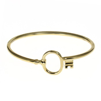 Bratara IJOO, din argint 925 placat cu aur, fixa, flexibila - Classic Key Bratara IJOO, din argint 925 placat cu aur, fixa, flexibila - Classic Key