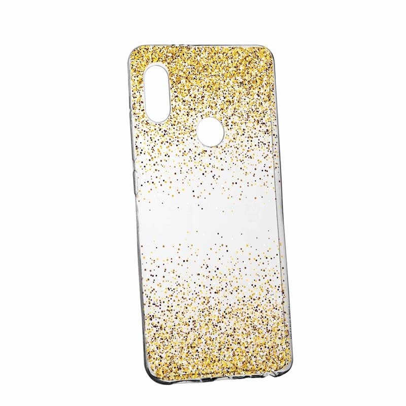 Husa pentru Huawei P Smart 2019, din din silicon premium, rezistenta la uzura, anti-alunecare, Slim, Golden Lucios, 179