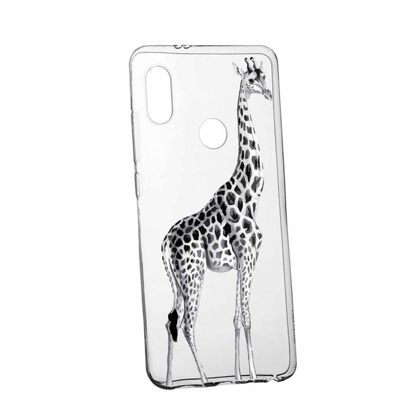 Husa pentru Huawei Y9 2019, Silicon, Slim, Girafa, 175