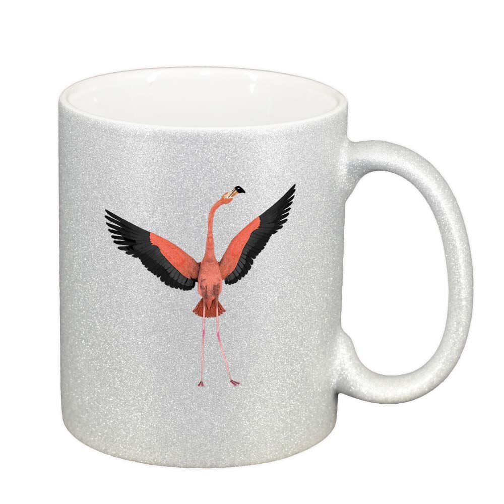 Cana Pelican, argintiu sidefata glitter, 330ml, D420