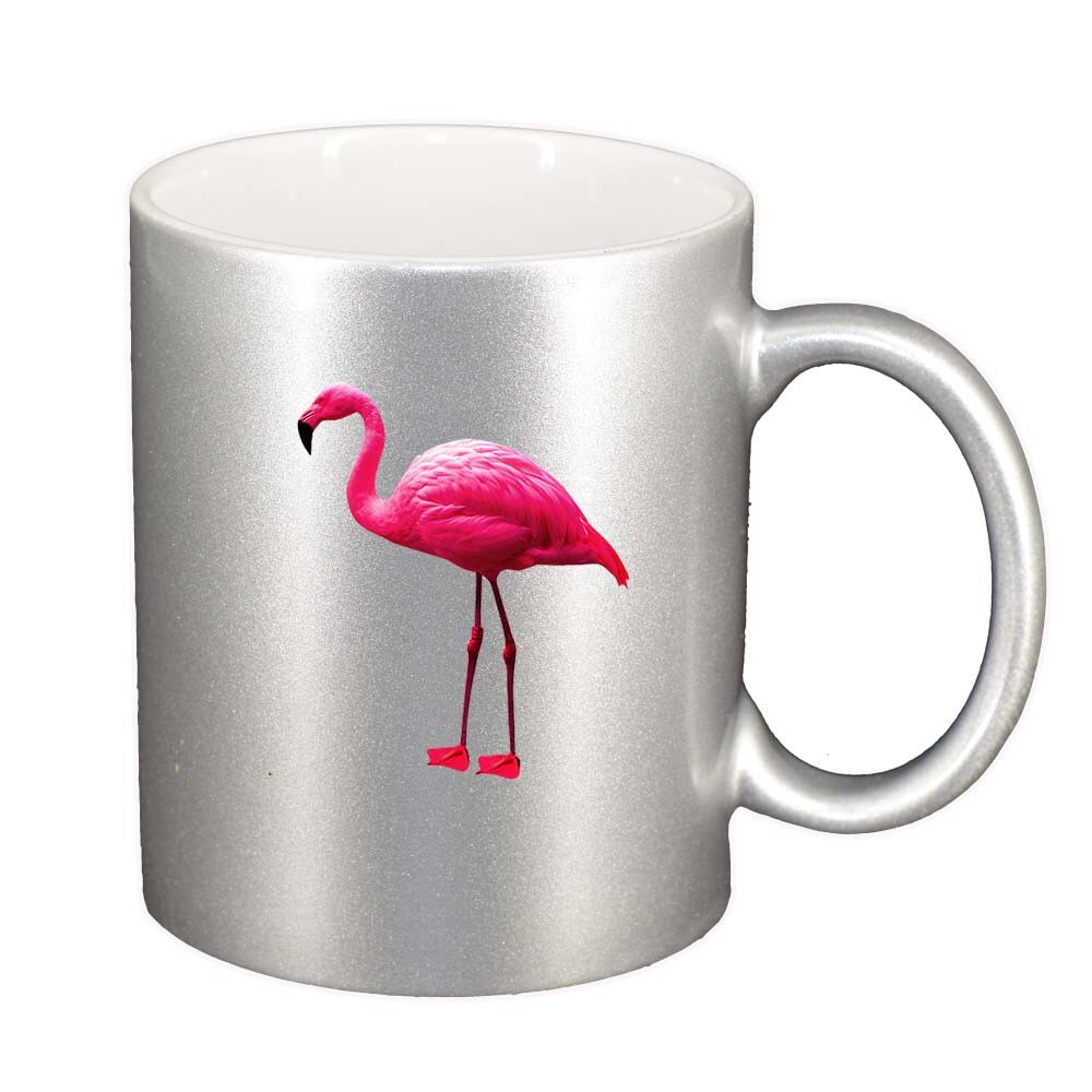 Cana Pelican, argintiu sidefata, 330ml, D419