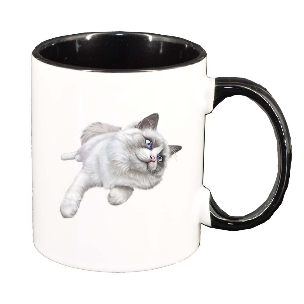 Cana Cat, interior negru, 330ml, D422