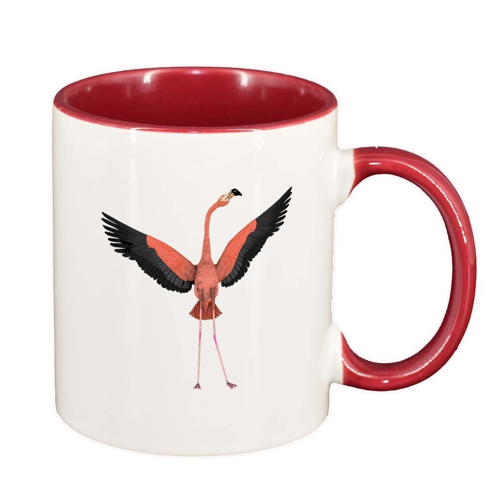 Cana Pelican, interior rosu, 330ml, D420