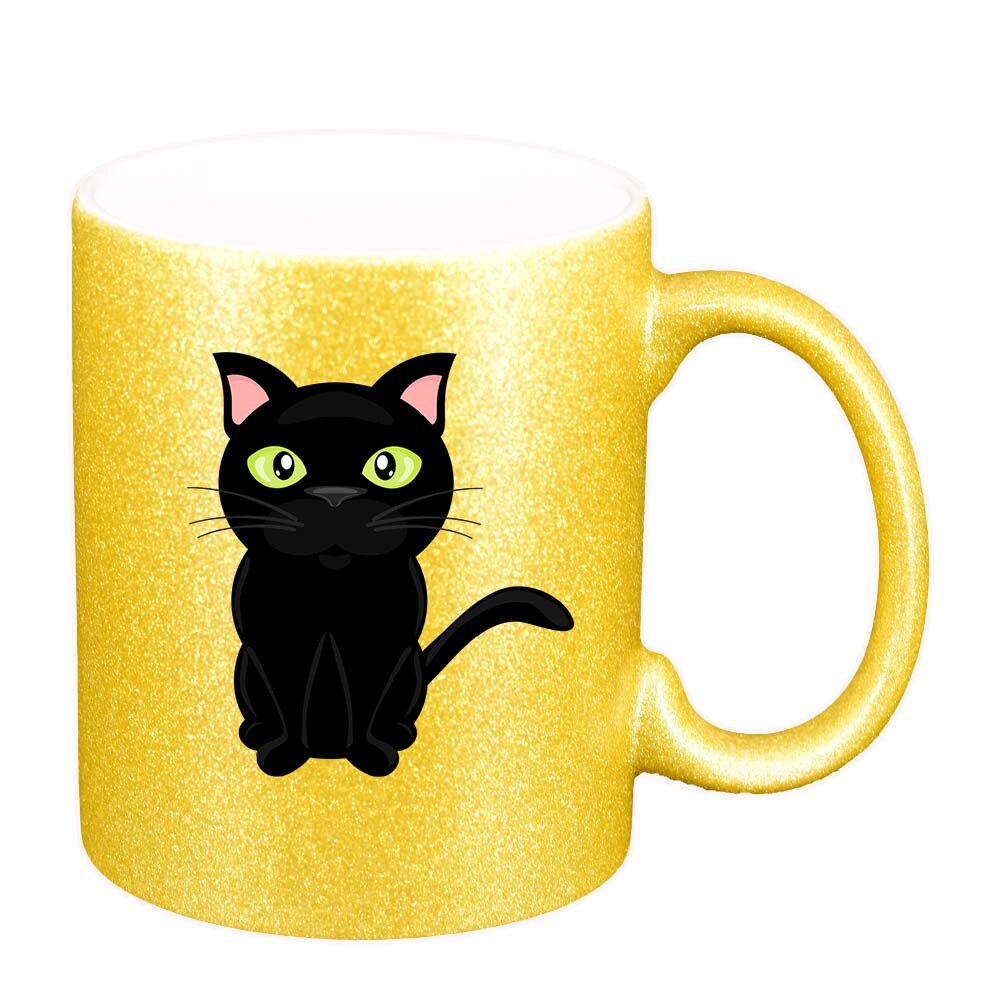 Cana Cat, auriu sidefata glitter, 330ml, D424