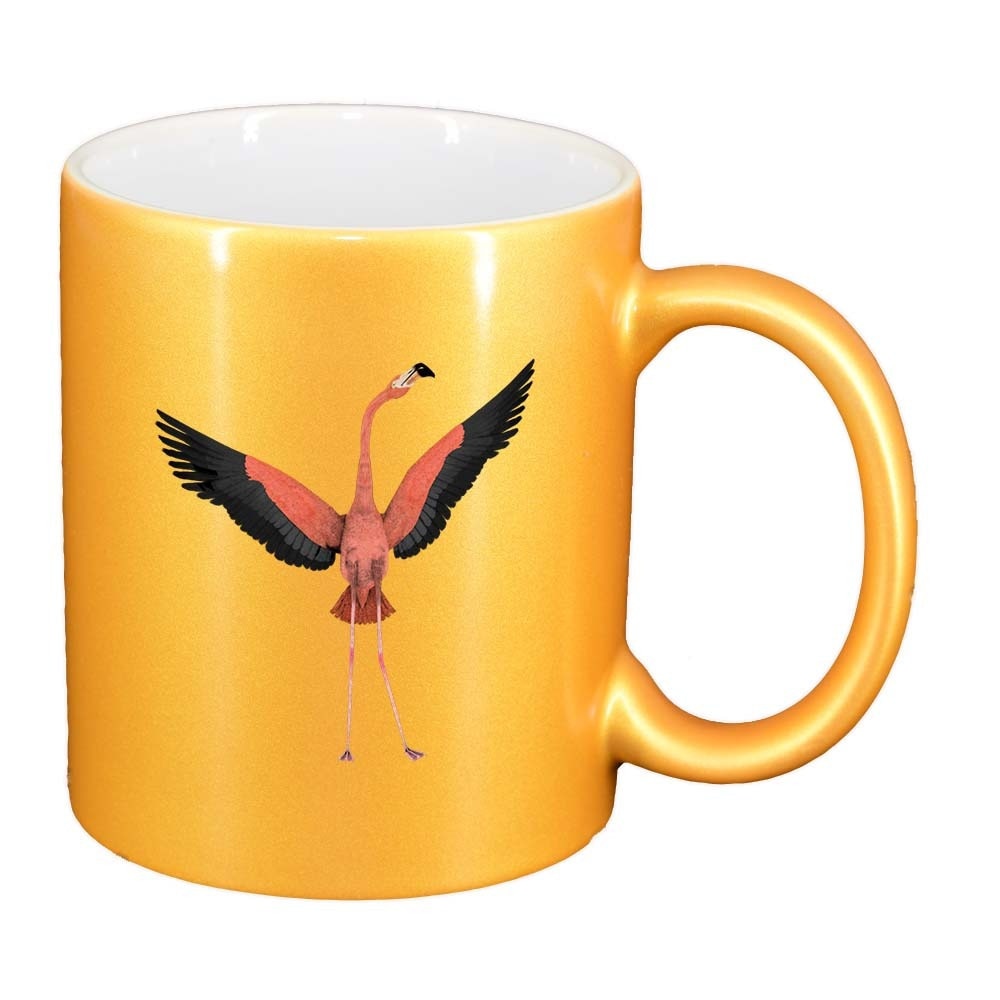 Cana Pelican, auriu sidefata, 330ml, D420