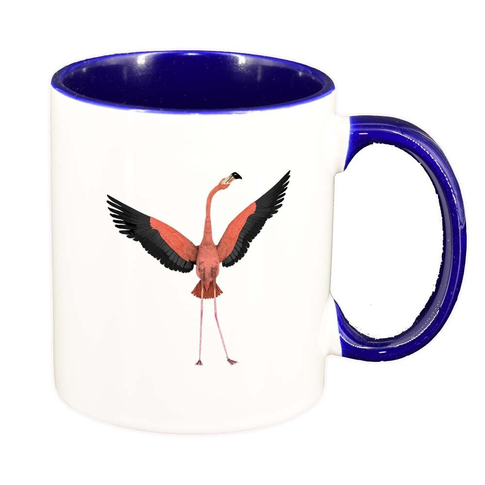 Cana Pelican, interior albastru inchis, 330ml, D420