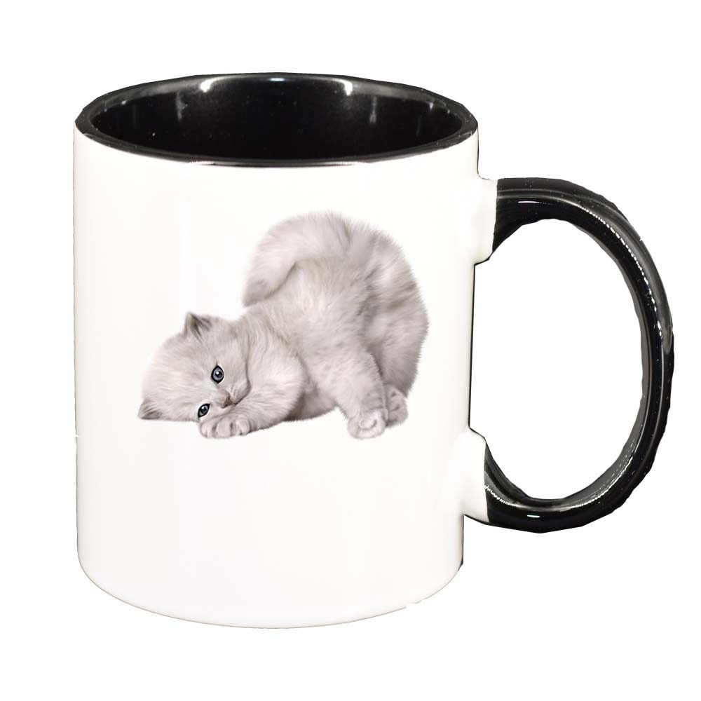 Cana Cat, interior negru, 330ml, D423