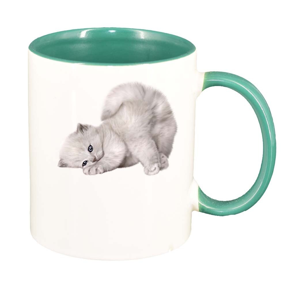 Cana Cat, interior verde, 330ml, D423