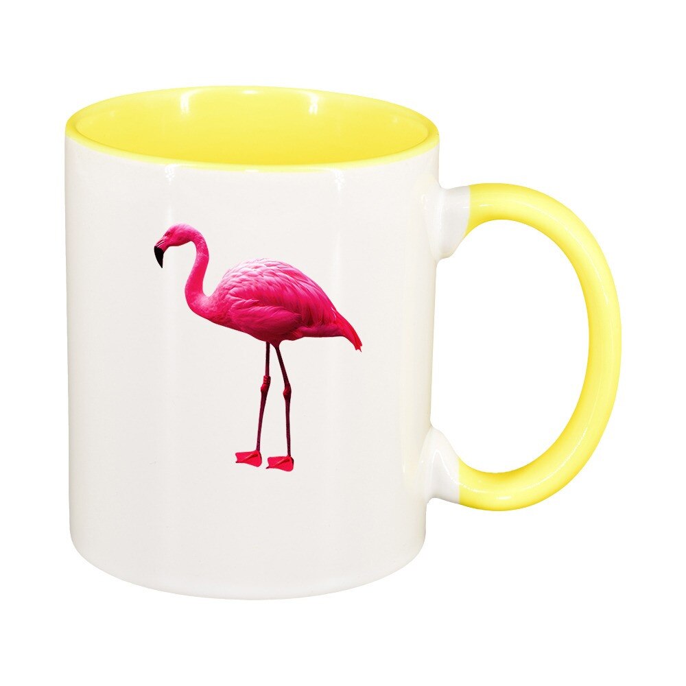 Cana Pelican, interior galben, 330ml, D419