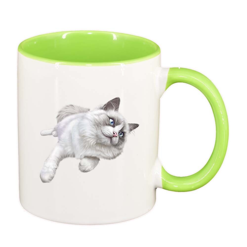 Cana Cat, interior verde deschis, 330ml, D422