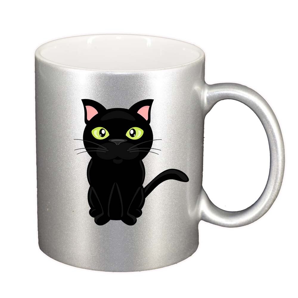 Cana Cat, argintiu sidefata, 330ml, D424