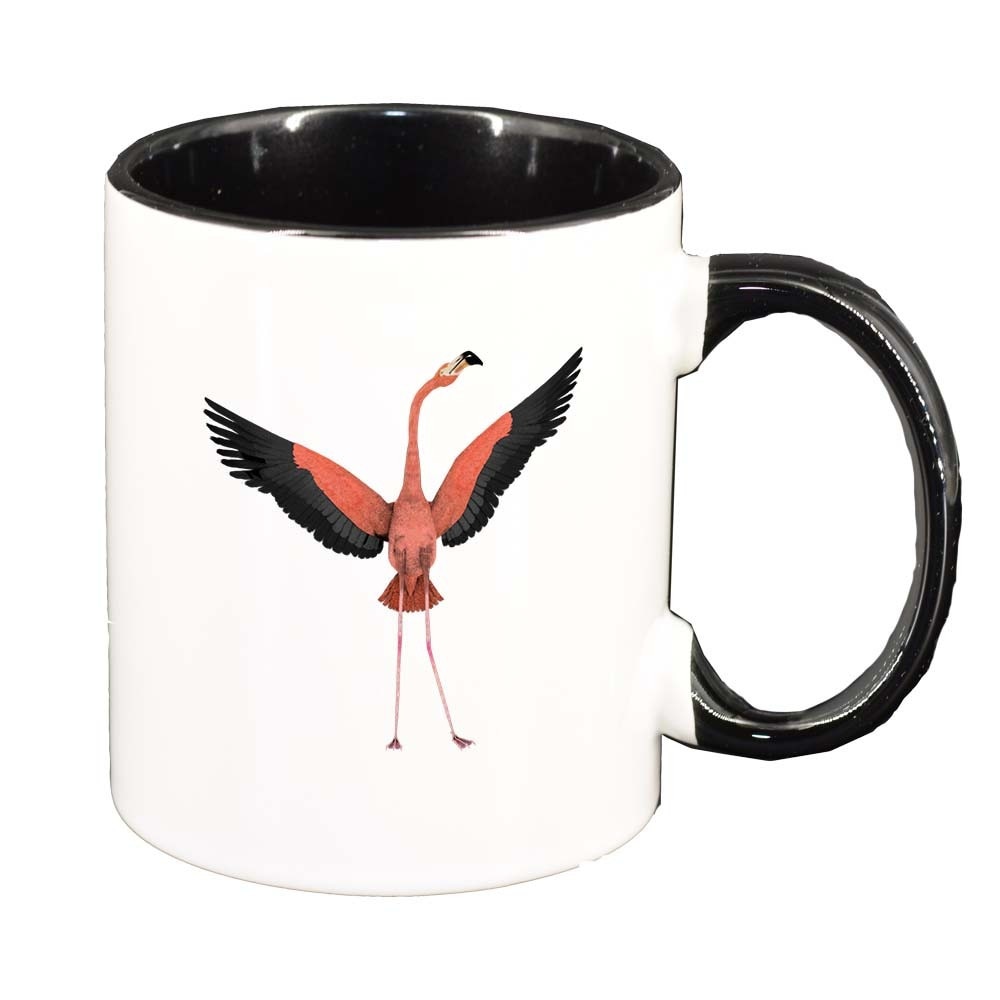 Cana Pelican, interior negru, 330ml, D420