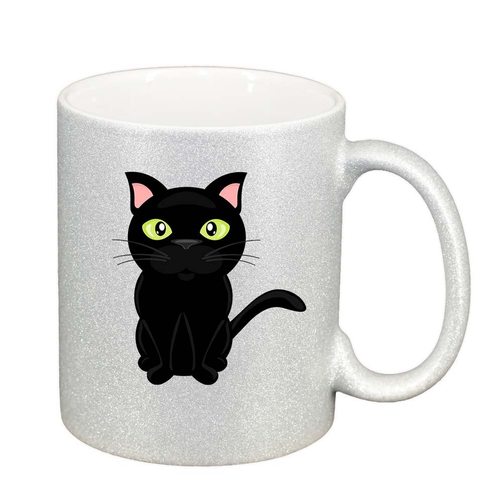 Cana Cat, argintiu sidefata glitter, 330ml, D424