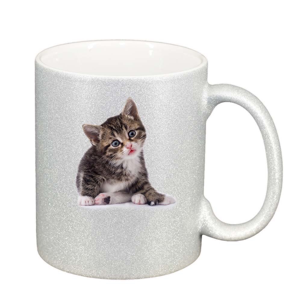 Cana Cat, argintiu sidefata glitter, 330ml, D425