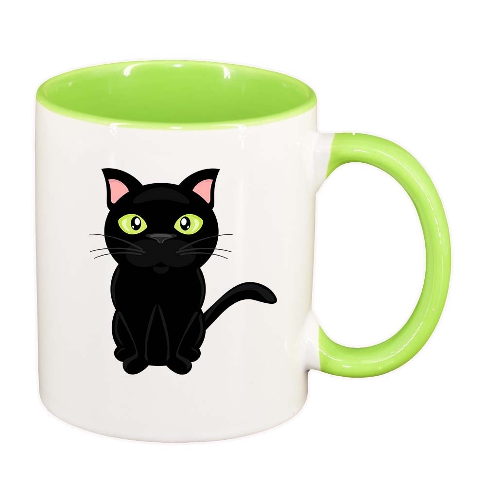 Cana Cat, interior verde deschis, 330ml, D424