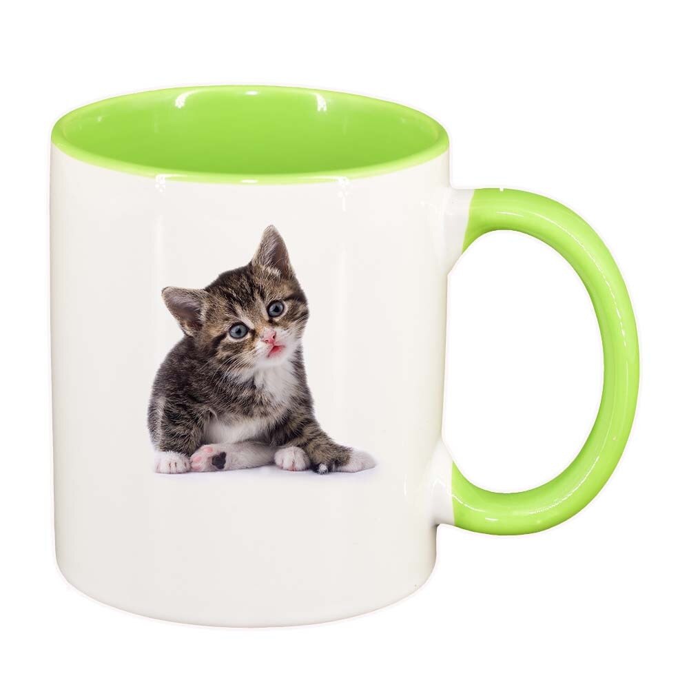 Cana Cat, interior verde deschis, 330ml, D425