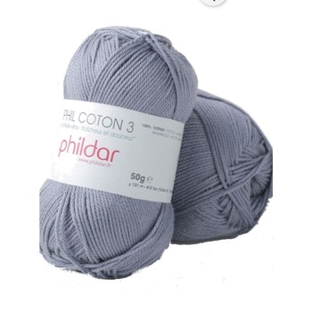 Fir pentru impletit Phil Coton 3 2089 Jeans, lungime 121 metri Fir pentru impletit Phil Coton 3 2089 Jeans, lungime 121 metri