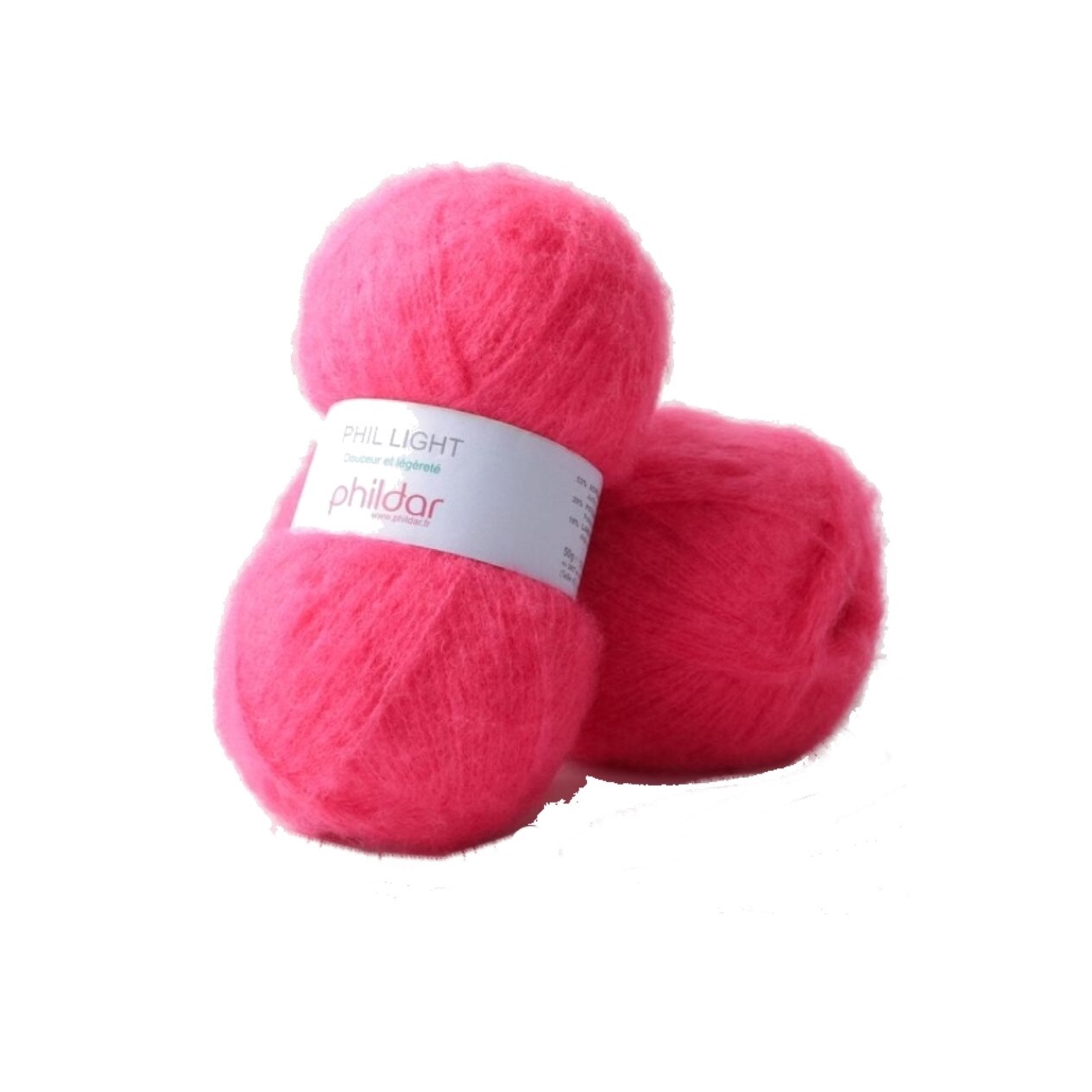 Fir pentru impletit Phil Light 2149 Fucsia, lungime 287 metri