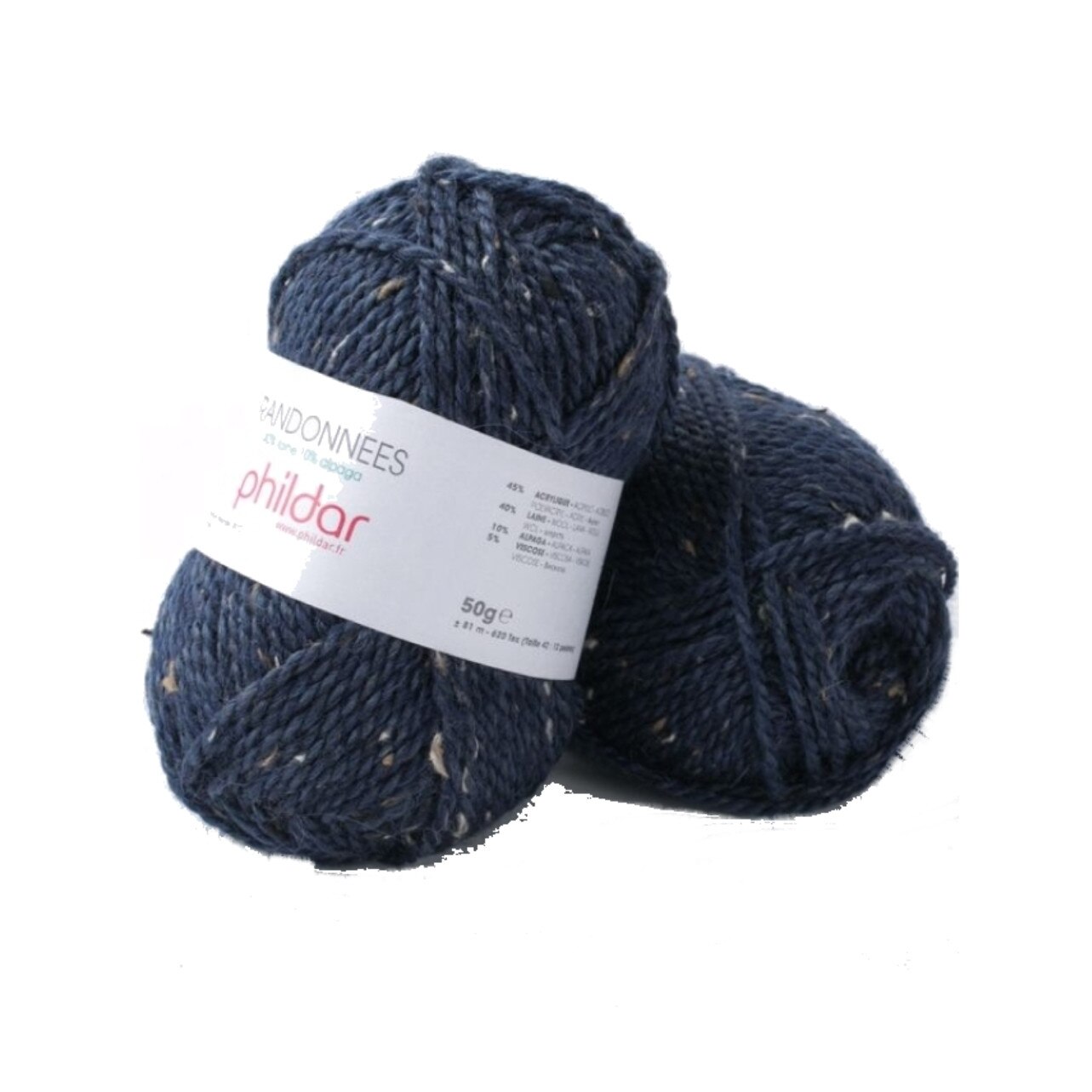 Fir pentru impletit Phil Randonees 1446 Indigo, lungime 81 metri